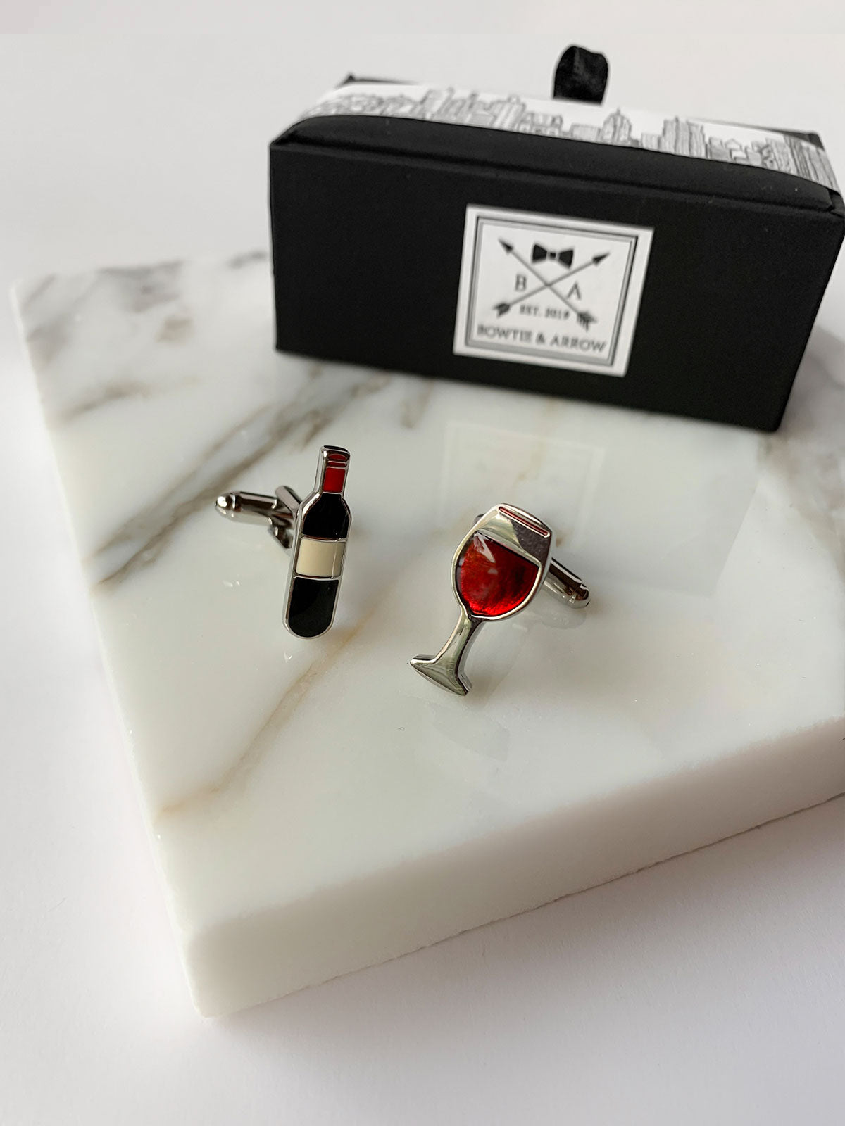 Vintage Lava Glass sale Cufflink Set